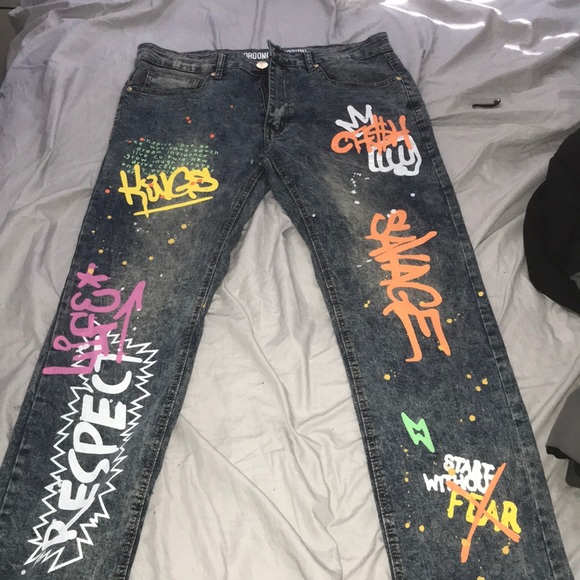 TRENDY DENIM JEANS - Picture 1 of 4